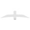 Ekena Millwork Bellingham Architectural Grade PVC Gable Bracket, 72"W x 18"H x 4"D x 6"F, 6/12 Pitch GBP072X18X0406BEL00 - alternate 3
